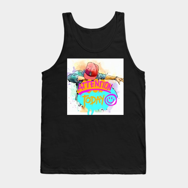 Attention today is Hiphop! Tank Top by AeySa